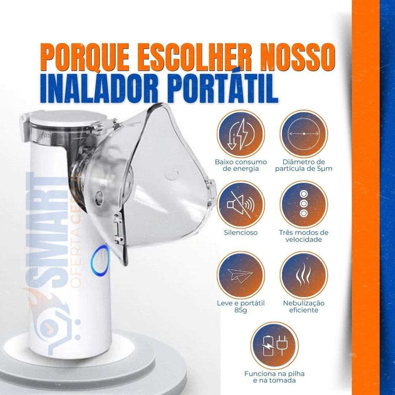 Inalador Portátil Ultra Silencioso