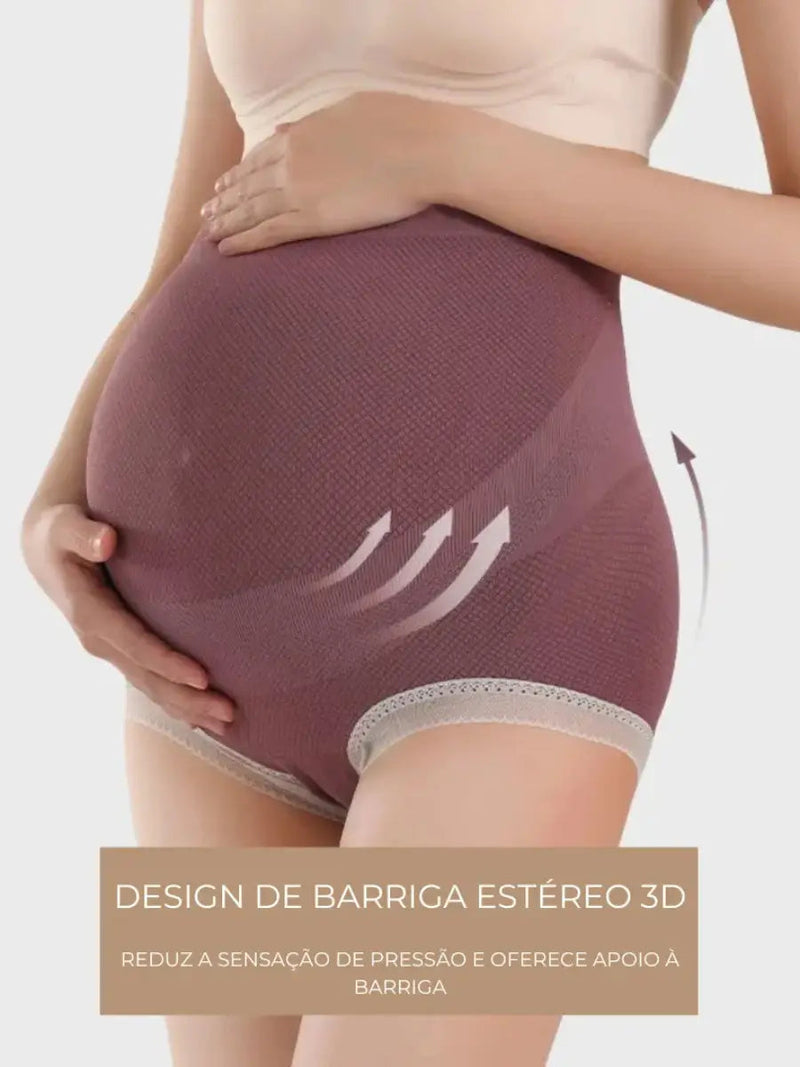 Calcinha Para Gestantes - BellaComfort™ + Brinde Exclusivo