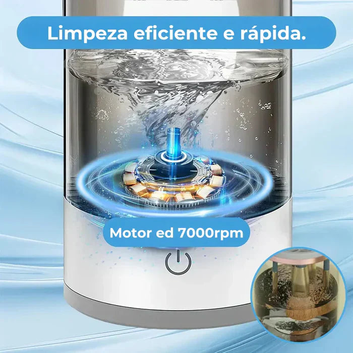 MakeClean™ Limpador de Pincel de Maquiagem 3 em 1 [Brinde Kit Completo de Pinceis]