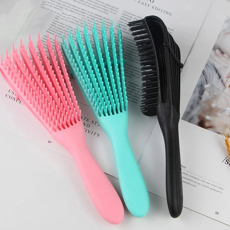 Escova de Cabelo 8 Garras - CachosHair Octopus™ + Brinde Exclusivo