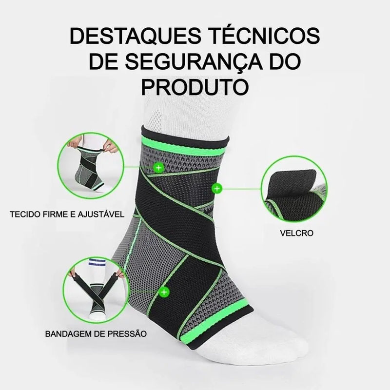 Tornozeleira Estabilizadora Ortopédica - ConfortLiv™ + Brinde Exclusivo