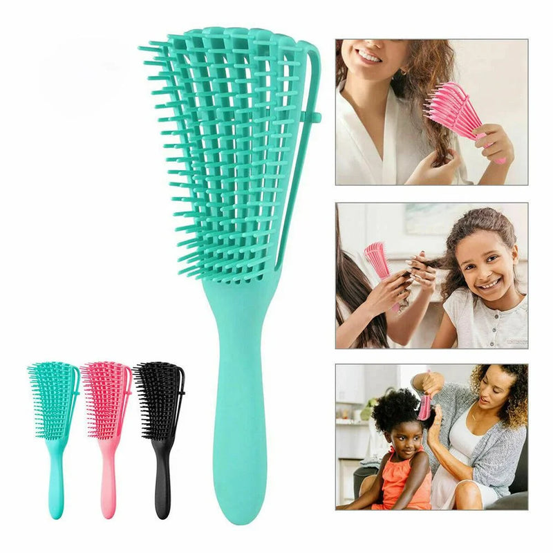 Escova de Cabelo 8 Garras - CachosHair Octopus™ + Brinde Exclusivo