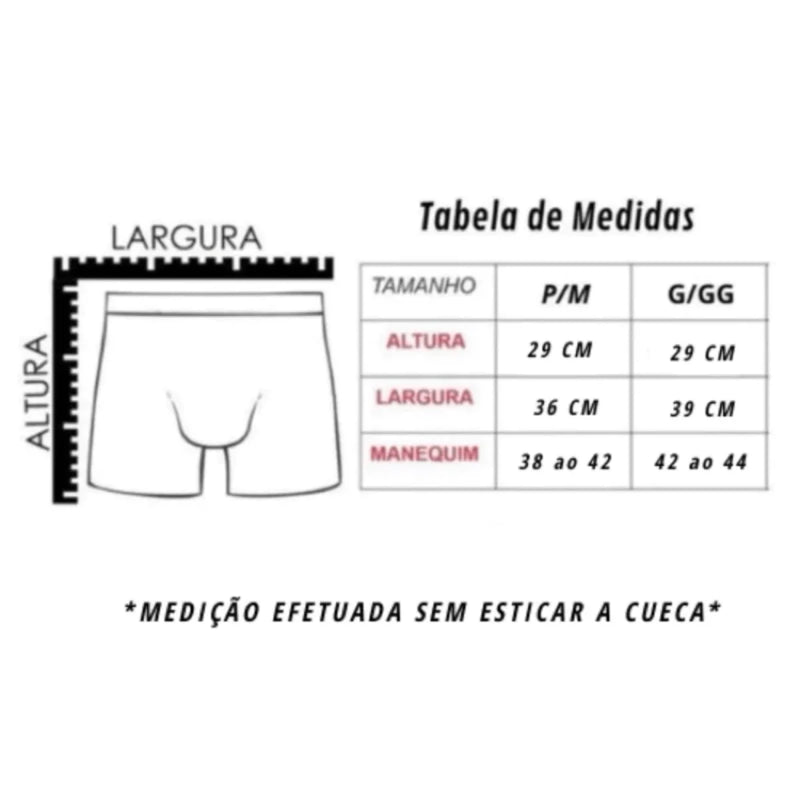 Kit Boxers 4 Cuecas - SlimComfort™ + Brinde Exclusivo