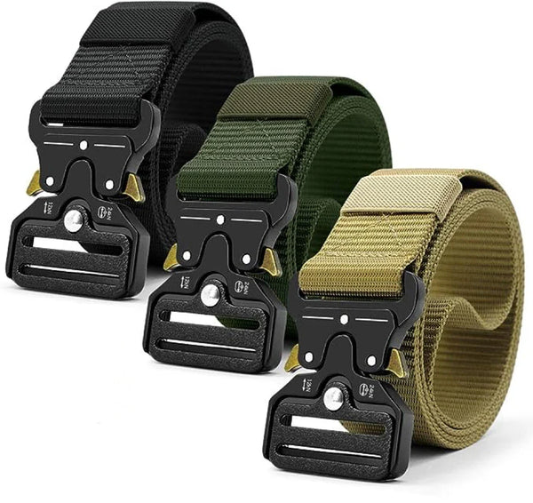 Cinto tático Militar - NylonFlex™ + Brinde Exclusivo