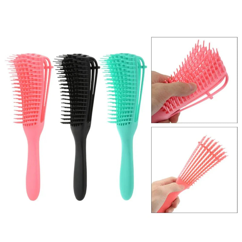 Escova de Cabelo 8 Garras - CachosHair Octopus™ + Brinde Exclusivo