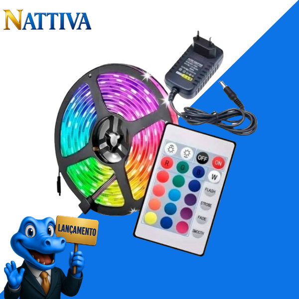 Fita LED Adesiva - Bluetooth + [Últimas Unidades]