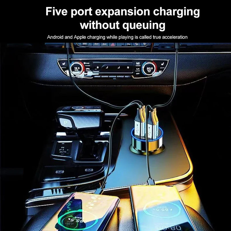Carregador Adaptável para Carros [6 em 1] + Brinde Exclusivo