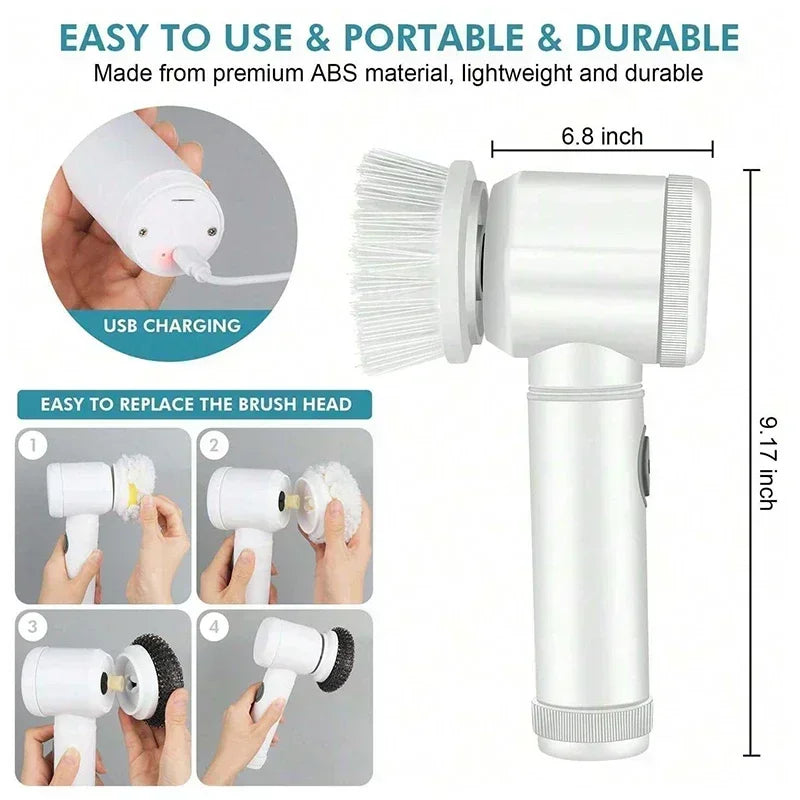 Esfregão Elétrico Giratório - MagicBrush™  [Edição Limitada]