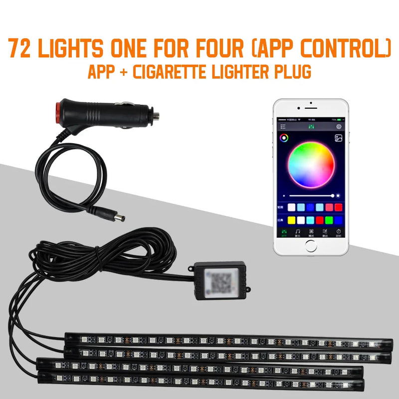 Lâmpada Led Decorativa Automotiva - RgbLed™ + Brinde exclusivo