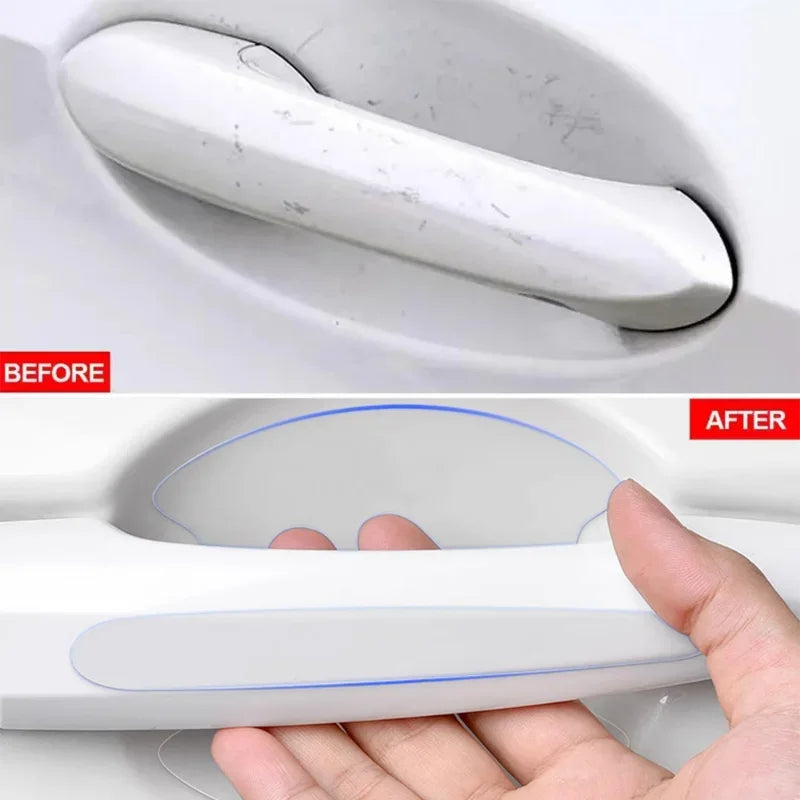 Adesivo protetor universal invisível para maçaneta de porta de carro