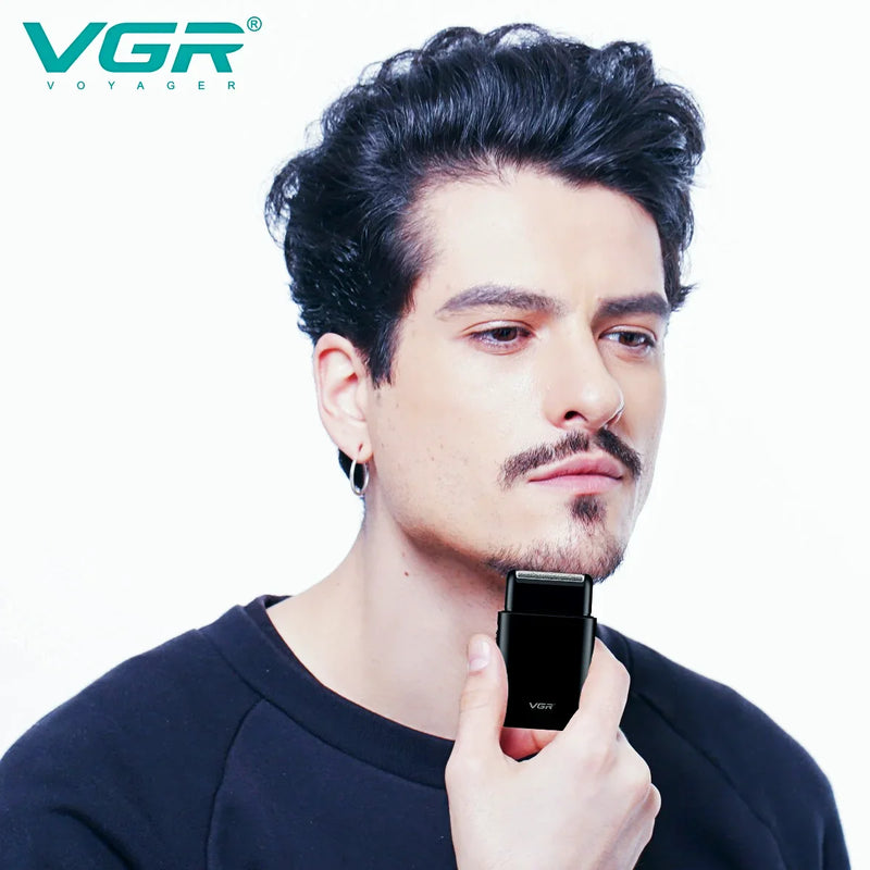 Barbeador Elétrico - VGR™ + Brinde Exclusivo