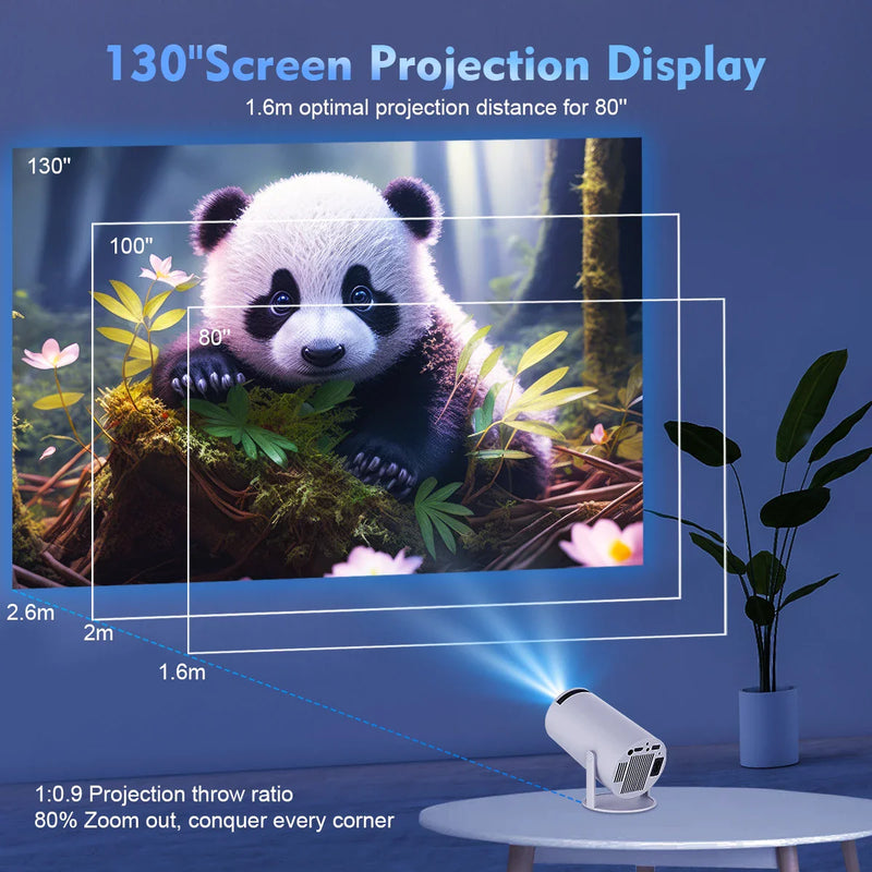 Projetor 4K - MagCubic HY300™ + Brinde Exclusivo