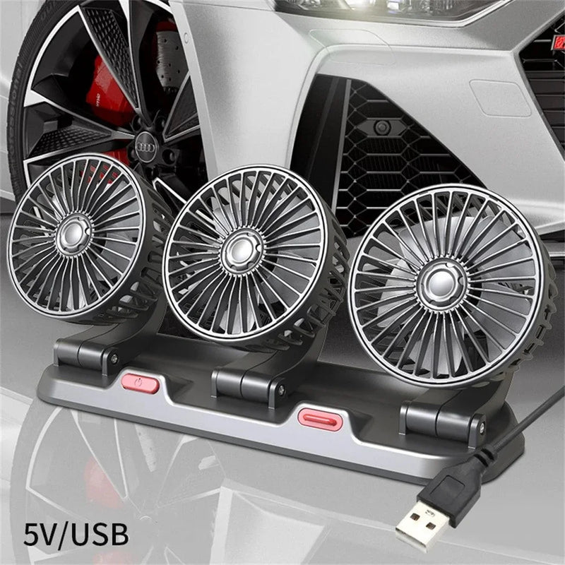 Ventilador de carro 360° ajustável - InfinityAir™  + Brinde Exclusivo