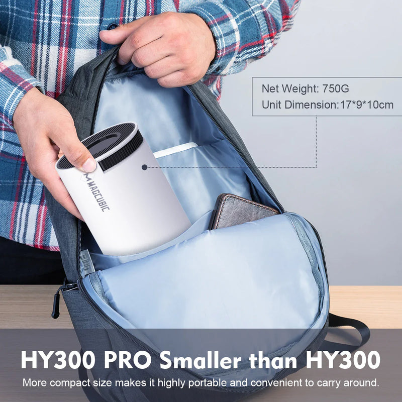 Projetor 4K - MagCubic HY300™ + Brinde Exclusivo