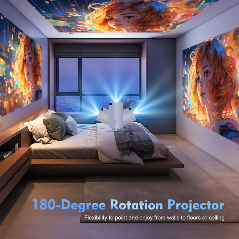 Projetor 4K - MagCubic HY300™ + Brinde Exclusivo