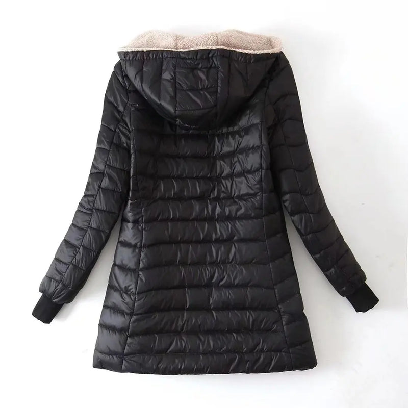 KIT JAQUETA FEMININA PELUCIADA + (MEIA CALÇA DE BRINDE)