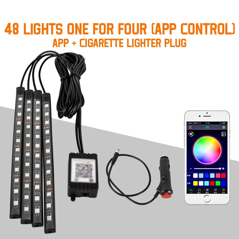 Lâmpada Led Decorativa Automotiva - RgbLed™ + Brinde exclusivo