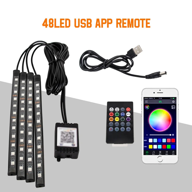 Lâmpada Led Decorativa Automotiva - RgbLed™ + Brinde exclusivo