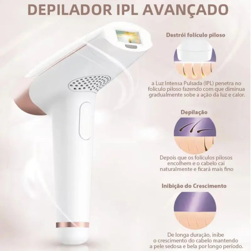 Depilador Laser - LesColton™ + Brinde Exclusivo