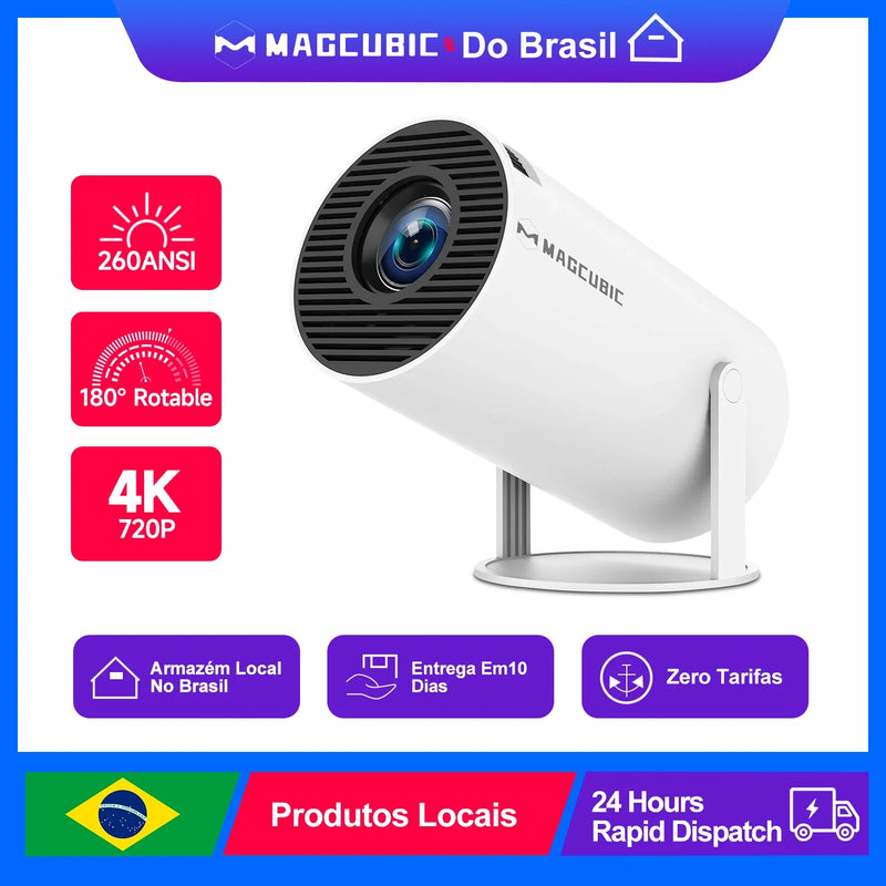 Projetor 4K - MagCubic HY300™ + Brinde Exclusivo