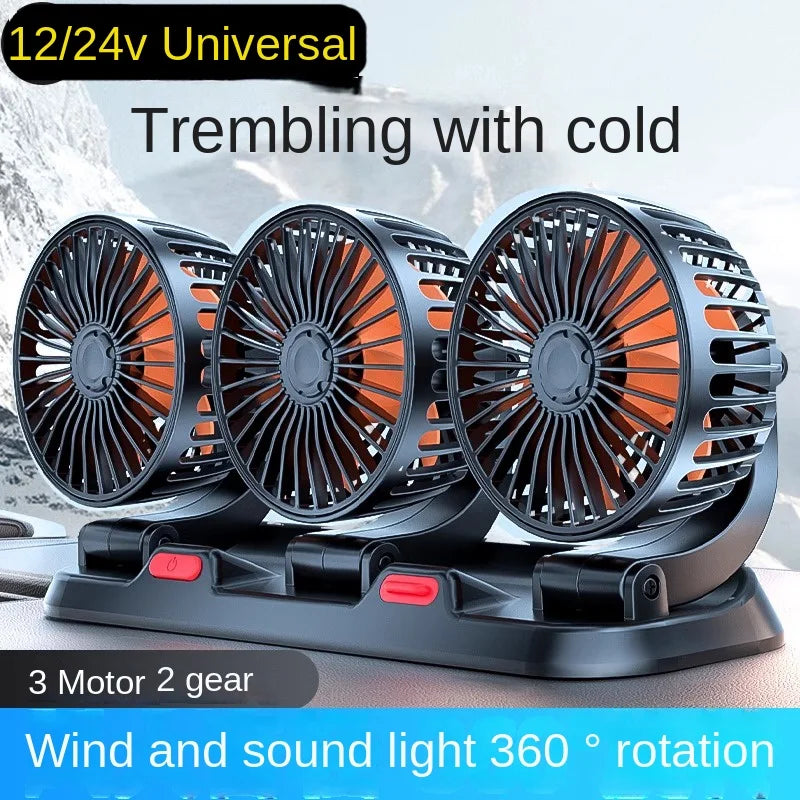 Ventilador de carro 360° ajustável - InfinityAir™  + Brinde Exclusivo