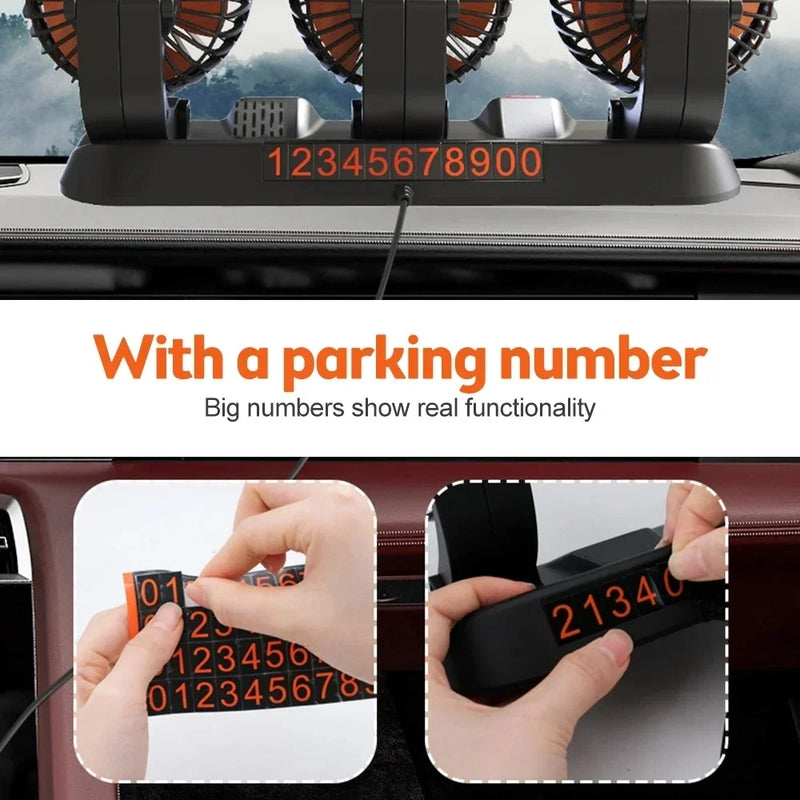 Ventilador de carro 360° ajustável - InfinityAir™  + Brinde Exclusivo