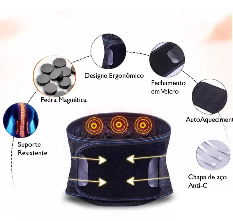 Cinta Magnética Anti Cólica - BodyFlex™ + Brinde Exclusivo